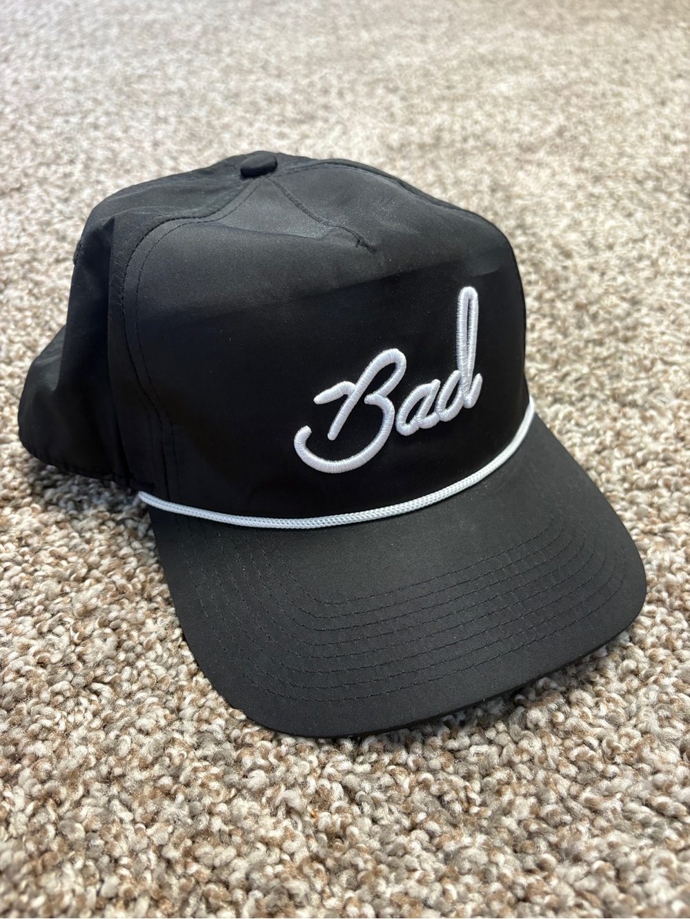 Bad Birdie Black Rope Hat